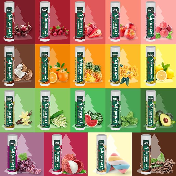 Yopela 76 Pack Christmas Natural Lip Balm Bulk - Image 2