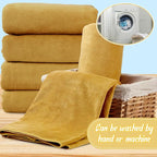 SmoothNovelty 16 Pack Microfiber Bath Towels Bulk 27'' x 60'' Oversized Beach - Image 4