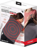 Calming Heat XXL Wide Massaging Vibrations Weighted Heating Pad by Sharper by CalmingHeat