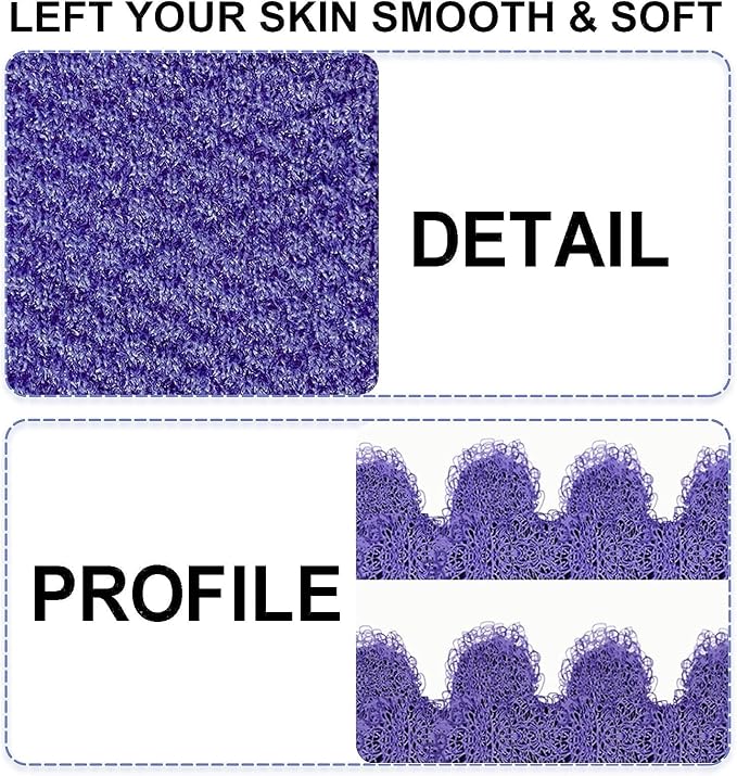 Evridwear Exfoliating Glove Shower Gloves Exfoliate Dead Skin - Image 3