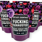 Explicit Essentials Black Currant Rose Epsom Bath Salts, Relaxation Blend - Image 9
