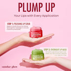 Lip Mask & Scrub – Apple, Cherry & Mint – Hydrates, Exfoliates, Repairs Dry & - Image 6