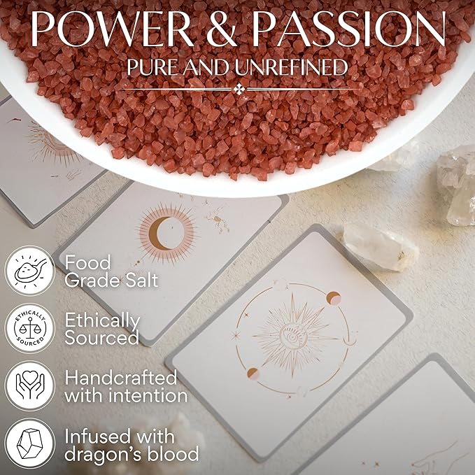 Red Dragon’s Blood Sea Salt for Power, Passion & Protection – Natural Real Salt - Image 2