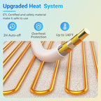Comfytemp Heating Pad for Back Neck Shoulders, Weighted Electric Heating Pad - Image 8