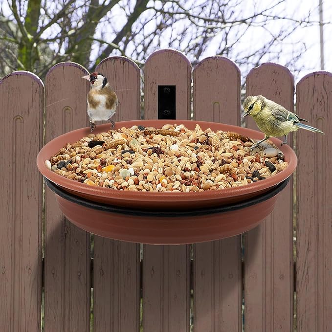 Fence Bird Feeders Tray by Alphatool