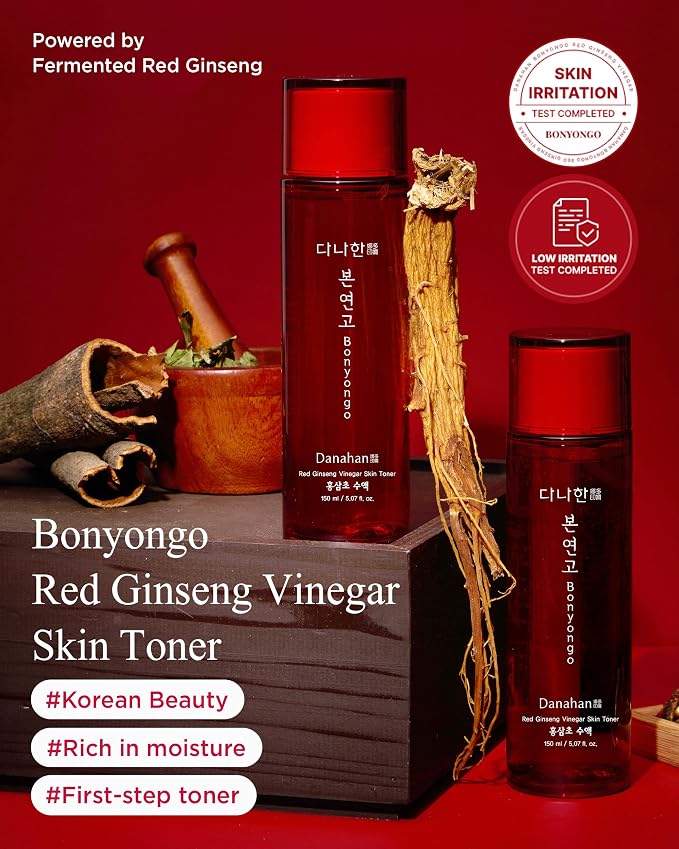 DANAHAN Bonyongo Red Ginseng Vinegar Toner – Rich Essence Toner - Image 2