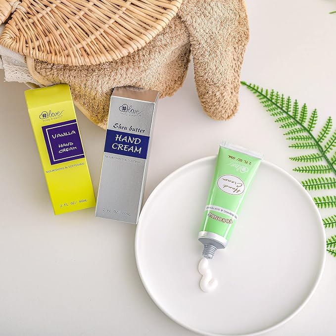 BODY & EARTH # LOVE Hand Cream Gift Set, Mothers Day Gifts - Image 2