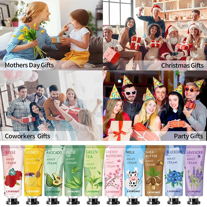 74 Pack Bulk Hand Cream, Easter Basket Stuffers, Mothers Day Gifts - Image 2