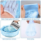 Transparent Blue Pedicure Liners Disposable, Pedicure Bowl Liners - Image 4