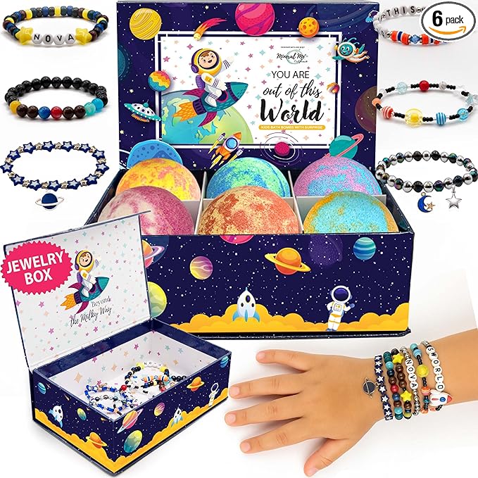Bath Bombs for Kids with Surprise Inside, Bath Bombs with Surprise Jewelry & by MineralMeCalifornia