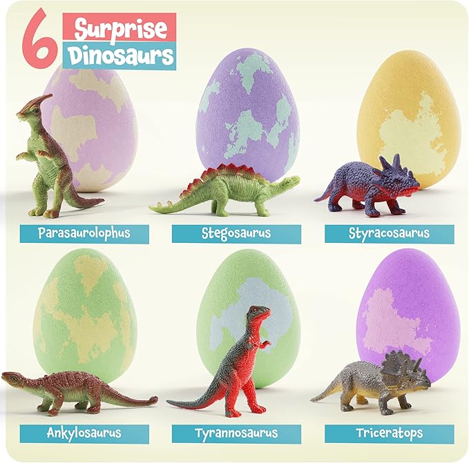 Dan&Darci Dino Egg Bath Bombs for Kids - Image 3