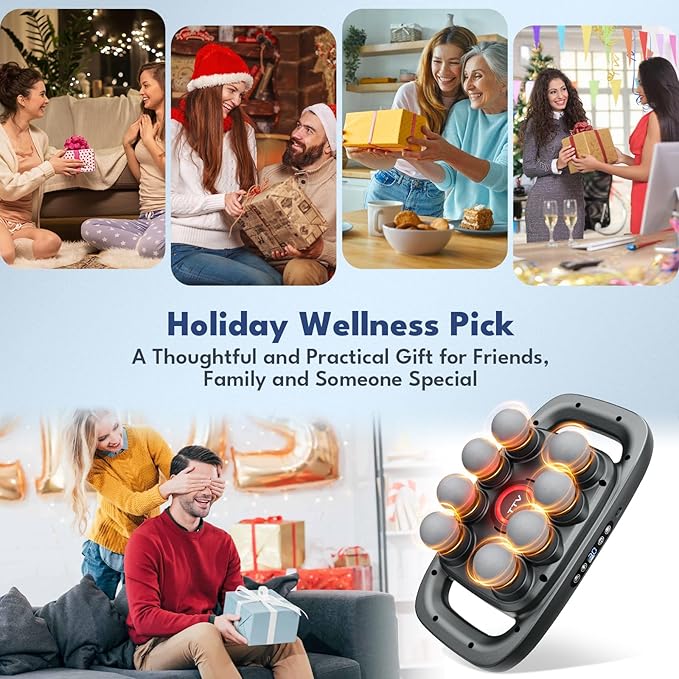 VTT 8-Head Massage Gun, Deep Tissue Back Massager, Electric Handheld Massager - Image 9