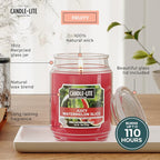 Candle-lite Scented Candles, Juicy Watermelon Slice, 18 oz Jar, Proudly Poured - Image 3