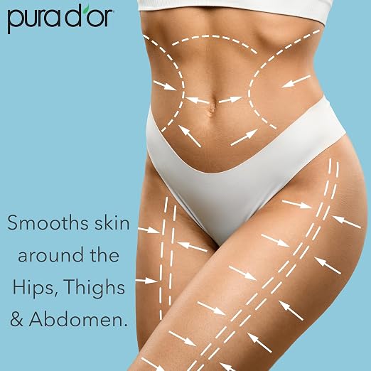 PURA D’OR 16 Oz Organic Anti-Cellulite Massage Oil - Image 3