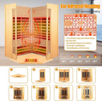 Far Infrared Sauna, 2-3 Person infrared sauna - Image 3
