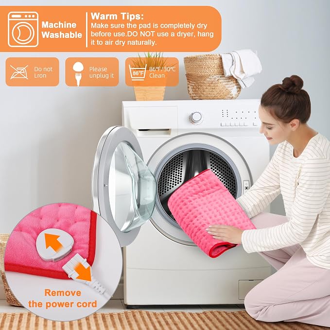 Deepsoon Heating Pad, Electric Heating Pads - Image 6