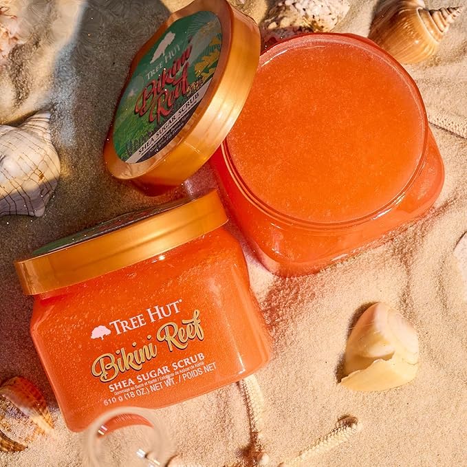 Tree Hut Bikini Reef Shea Sugar Scrub, Exfoliating, Hydrating & Moisturizing - Image 4
