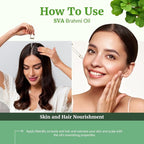 SVA Brahmi Oil - 4 Fl Oz – 100% Natural Cold Pressed Brahmi Oil - - Image 5