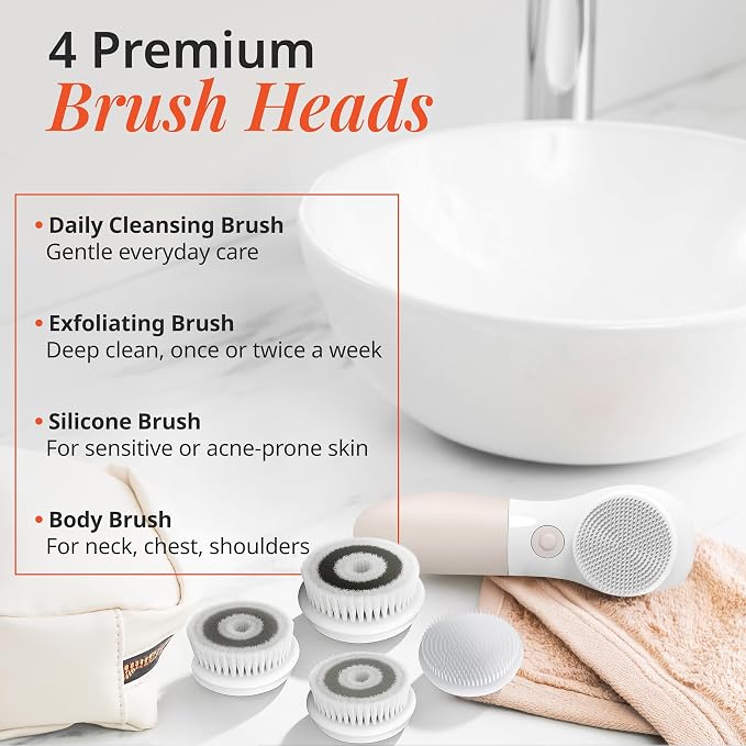 Vanity Planet Raedia Facial Cleansing Brush - Image 4