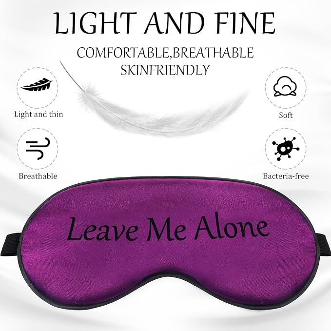 8 Pieces Funny Sleep Mask Silk Eye Mask - Image 2