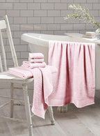 GLAMBURG 100% Cotton Ultra Soft 6 Pack Towel Set, Contains 2 Bath Towels 28x55 - Image 3