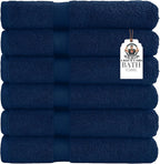 HERCULEAN Premium Bath Towels 24 x 48 Pack of 6 | Quick Dry and Highly by Unknown