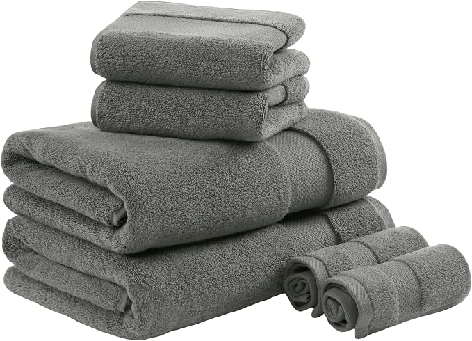 Madison Park Turkish 100% Cotton 600Gsm Luxury Premium Thick Soft Absorbent by MADISONPARK