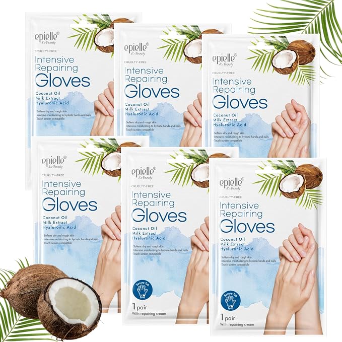 Epielle Intensive Repairing Hand Mask 6 Pairs, Soften by Epielle