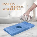 White Classic Light Blue Hand Towels - Image 5