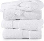 LANE LINEN 100% Cotton 4 Pack Bath Towels - Image 2
