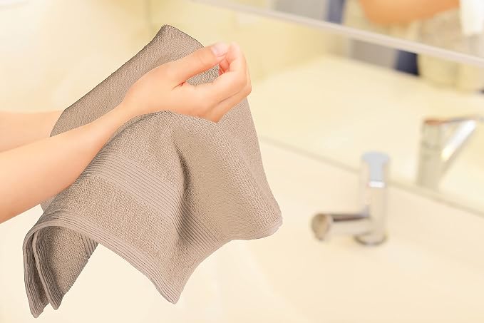 Belizzi Home Ultra Soft 6-Piece Hand Towel Set 16x28-100% Ringspun Cotton - Image 4