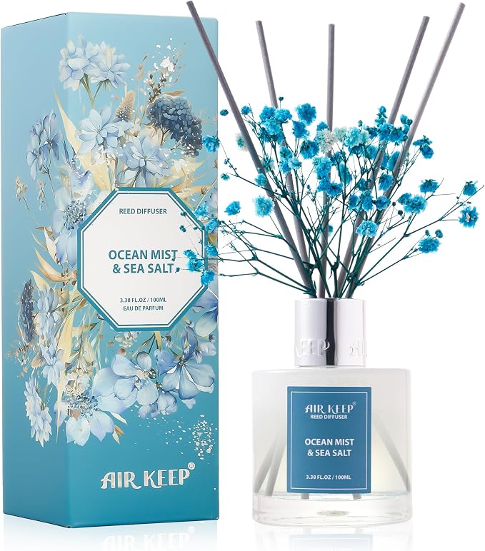 Airkeep Reed Diffuser Set, 3.38 fl oz by Airkeep