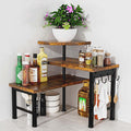 Kitchen Countertop Organizer, 3 Tier Moveable Corner Shelf Kitchen Shelf by Elevateyourspacenaturally
