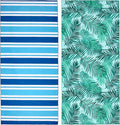 2 Pack Microfiber Beach Towel, Oversized Microfiber Pool Towel 75”x 35” by PYSUPERMODE