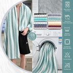4 Piece Bath Towel Set Oversized Bath Sheet 35"x70" Bathroom Towel Extra Large - Image 3