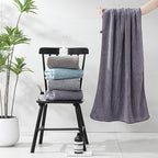 Ultra Soft Bath Towel Set, 12 Piece Family Bathroom Towels Set - Image 7