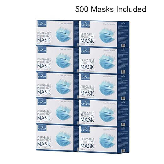 3-Ply Disposable Face Masks, Soft on Skin, Pack of Blue Masks - Image 5