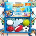 Bath Bombs For Boys W/Educational Flash Cards by Zenseme