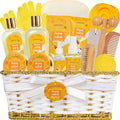 17-Piece Mothers Day Gifts for Women & Men, Almond Luxury Spa Gift Set Bath and by ASINING
