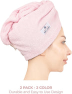 American Soft Linen 100% Cotton Hair Towels - Image 4