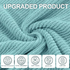 Wash Cloths for Your Face, 6 Pack Large 13"x13" - Image 2