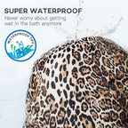 INNELO Luxury Shower Cap for Women Reusable Waterproof, Double Layered Shower - Image 2
