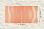 Ray Silver Turkish Beach Towel – 100% Cotton 40x71 Quick Dry Oversized Sand - Image 6