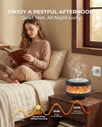 Essential Oil Diffuser with Himalayan Salt Lamp, 350ml Ultrasonic Aromatherapy - Image 5