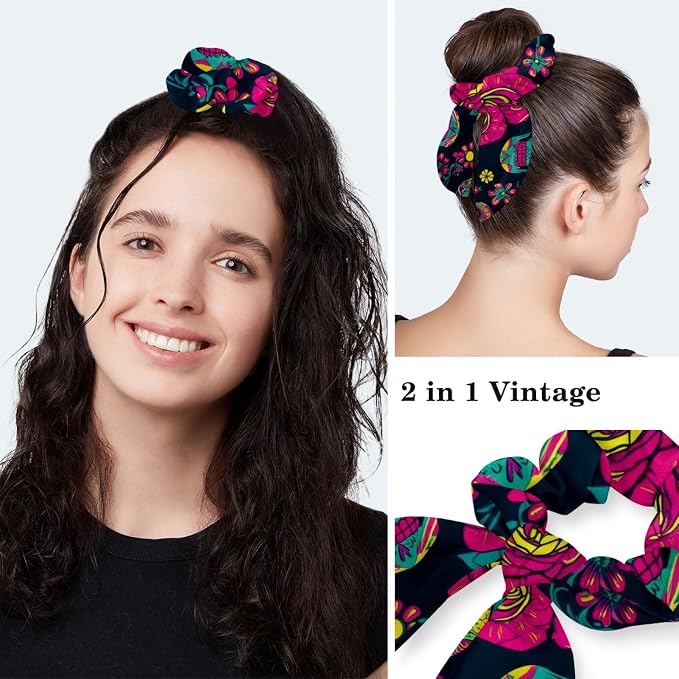 Scrub Cap with Hair Scrunchy, Ponytail Holder Surgical Cap - Image 5