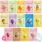 KONEUK 28 Pack Fruit Face Masks Skincare by KONEUK