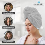 100% Cotton Large Hair Towel Wrap - Image 5