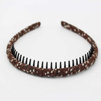 JOBAND Fashion floral teeth Headbands comb Hair Accessories Non-slip Hair bands - Image 5