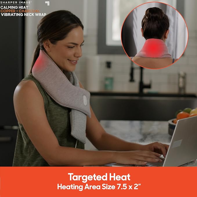 Calming Heat Neck Wrap by Sharper Image - Image 4