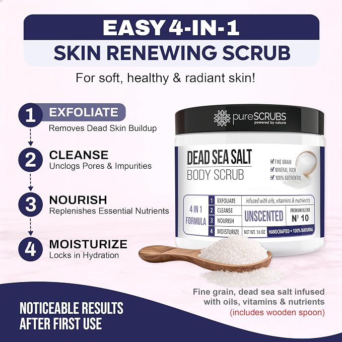 pureSCRUBS Premium Unscented Body Scrub Set - Image 3